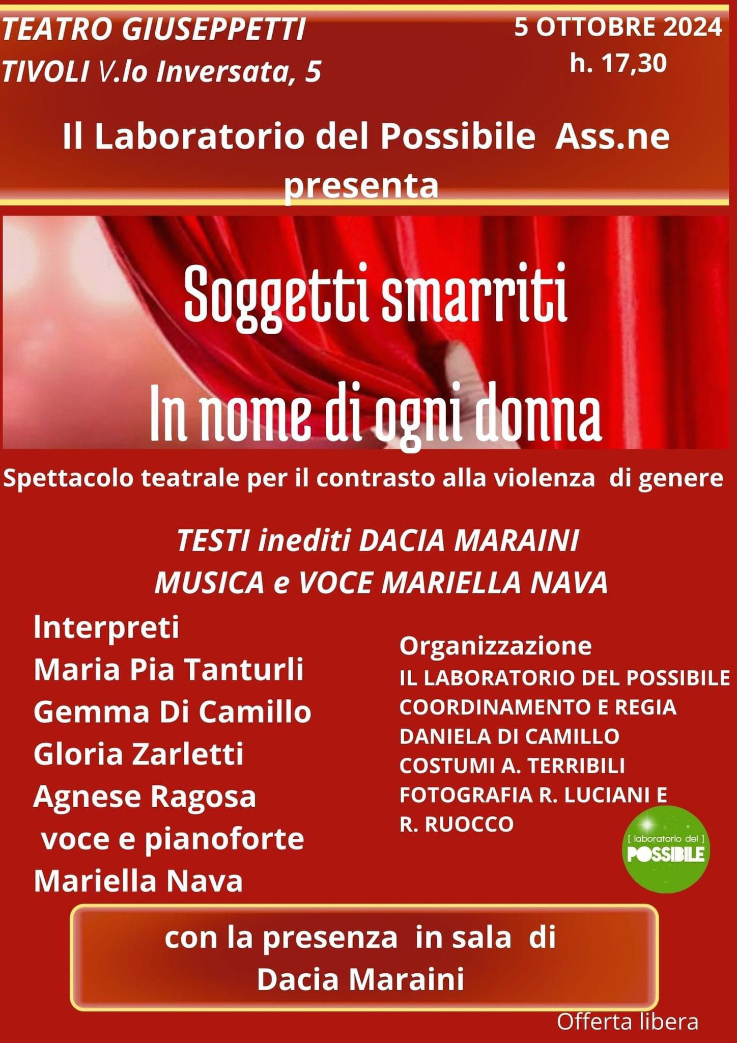 Soggetti smarriti - In nome di ogni donna